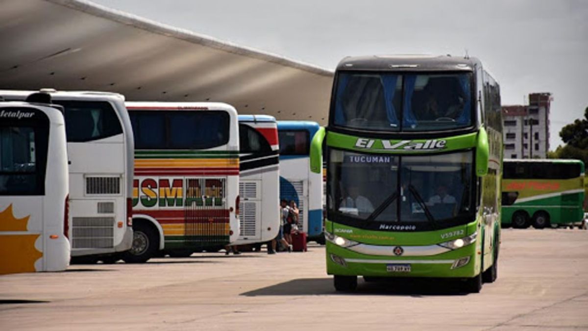 El número de pasajeros en el transporte de larga distancia cayó un 80% respecto de enero del 2020