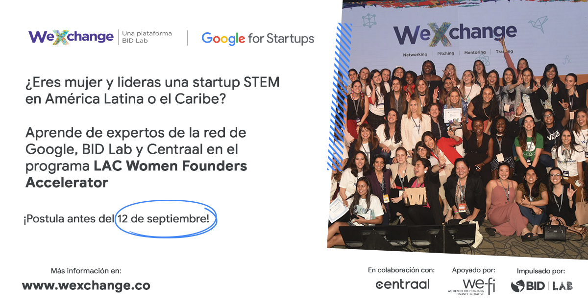 BID Lab y Google lanzan programa de aceleración para emprendedoras STEM de América Latina y el Caribe