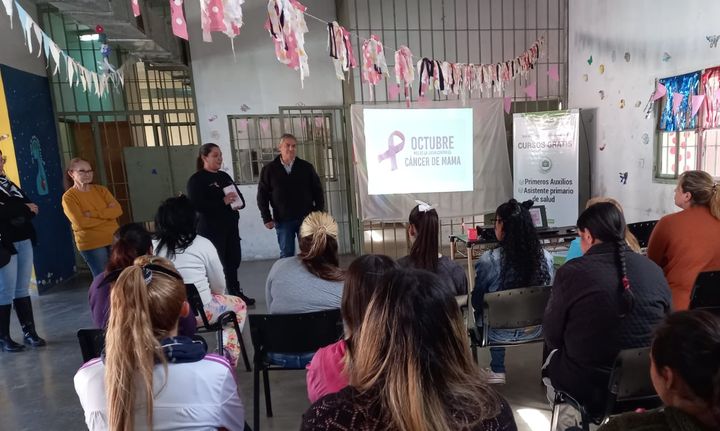 CEPBA promovió difusión para prevención de cáncer de mama en unidad penitenciaria bonaerense