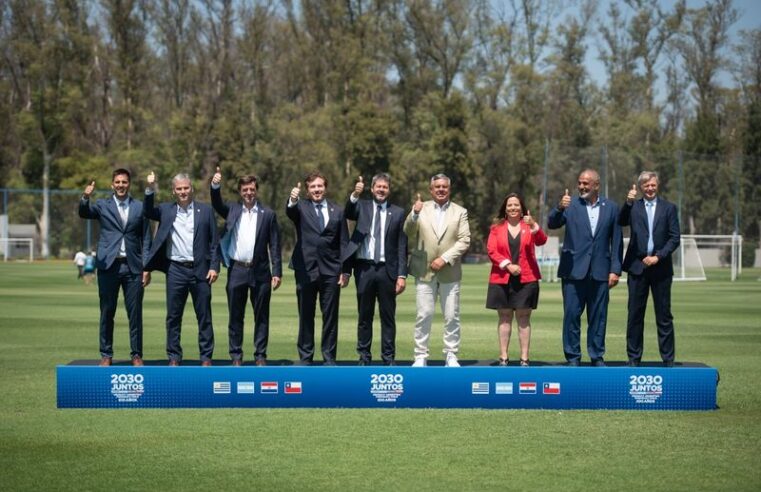 La CAT acompañó la postulación oficial de Argentina, Uruguay, Chile y Paraguay como sede de la Copa del Mundo 2030