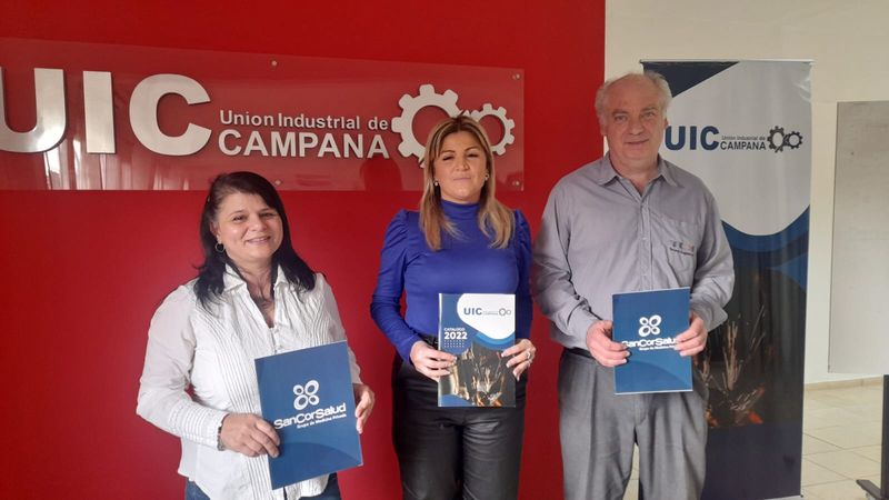 La Unión Industrial de Campana firmó un convenio con Sancor Salud