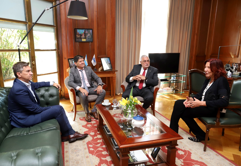 CAME recibió al gobernador electo de Chaco, Leandro Zdero