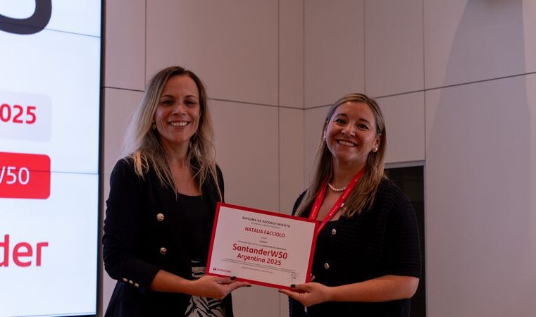 Natalia Facciolo, una de las 4 empresarias líderes argentinas seleccionadas para el programa global Santander W50