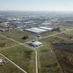 Vista aérea de Plaza Industrial Pilar