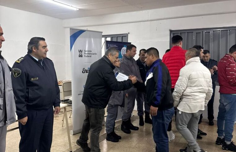 CEPBA entregó certificados de capacitación a internos de la unidad carcelaria de Marcos Paz