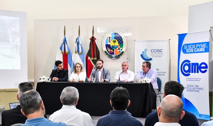 Concordia: tras la gestión de CAME y FEDER, se presentó el proyecto de ordenanza para el CCA local