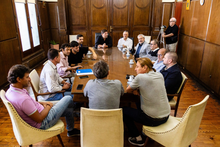 Cámara Argentino-Turca junto a empresarios mantuvieron encuentro con el Intendente de Las Flores