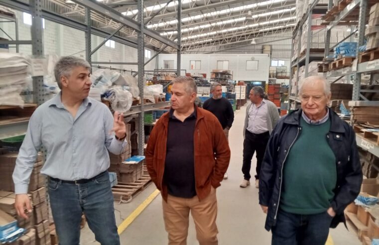 Guillermo Siro recorrió pymes de Tres de Febrero
